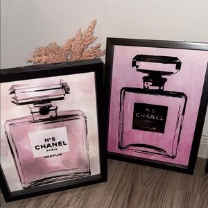CHANEL No. 5 Pink and Black Perfume Art Set